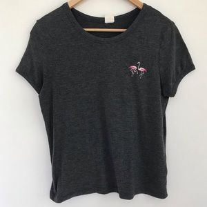 Darling Blue Flamingo Tee